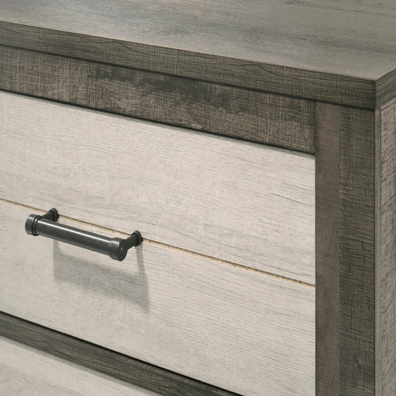 Commode 1 pièce commode à deux tons avec tiroirs de rangement pratiques