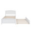 Lit plate-forme avec lit gigogne-658363910