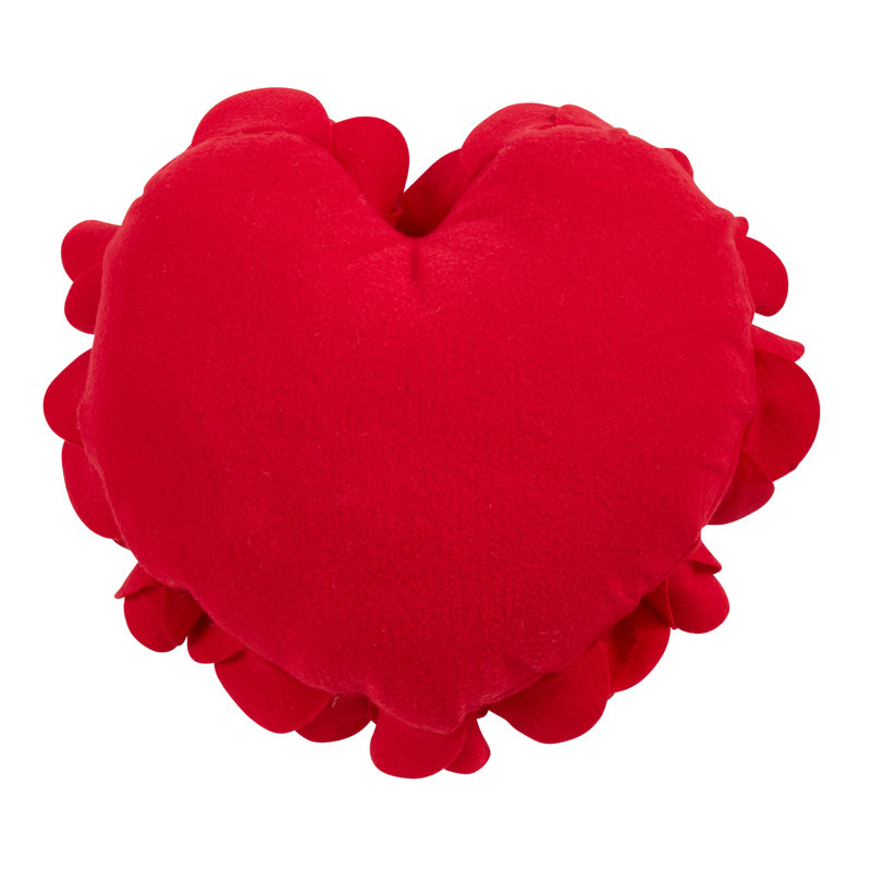 St. Valentine Collection Floral Throw Pillow, Red