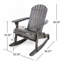 Chaise berçante Malibu Adirondack-75397251