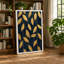 Gilded Leaves Pattern Botanical - Wrapped Canvas-1530176567-1530176570