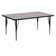 Goddard 24''W x 48''L Rectangular HP Laminate Activity Table - Adjustable Legs