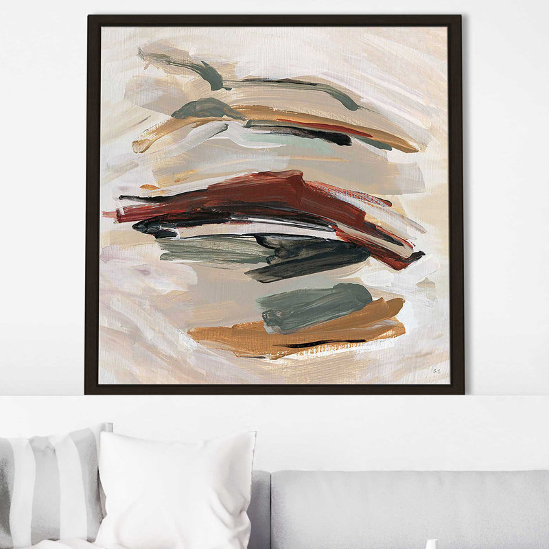 " Spring Shadows " by Susan Jill, 27.5" H x 27.5" W x 2" D, Espresso Floater Frame
