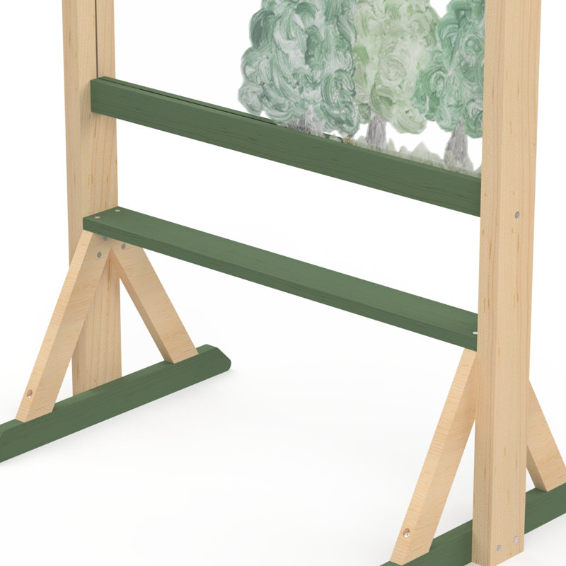 Chevalet d'extérieur Plum® - Naturel (dimensionnel)