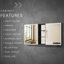 Armoire à miroir murale encastrée ou à fixation murale H 30 po Wailyn avec armoire latérale noire Wailyn-824896251