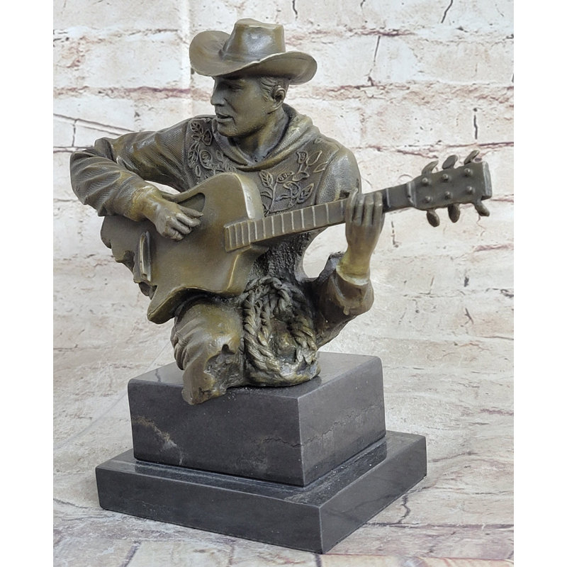 Statue de musicien de jazz Country Country Music
