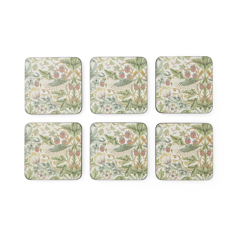 The Original Morris & Co. Simply Mixed Coasters - Set Of 6