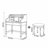 Italian style creative indoor dressing table