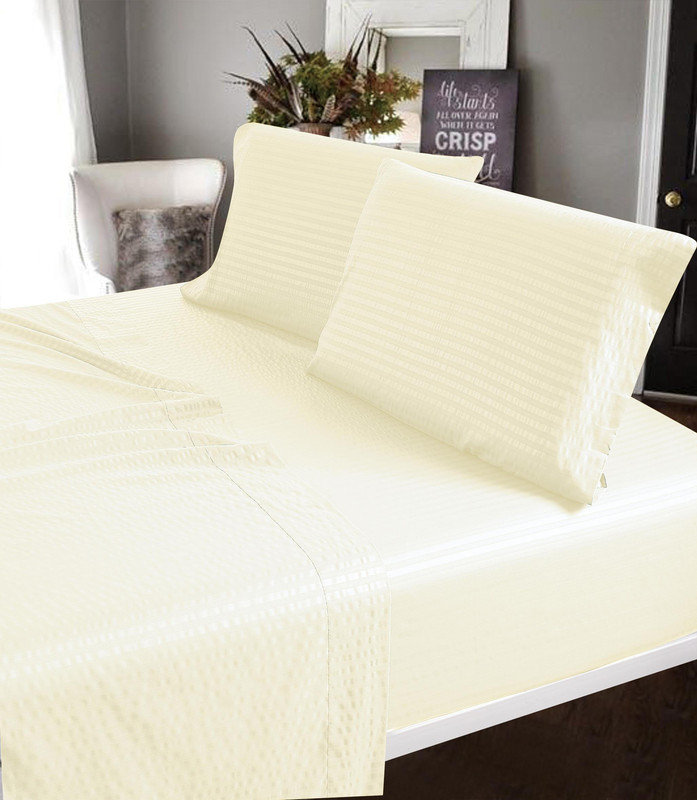 Ultra-Soft Aloe Vera Rayon From Bamboo Sheet Set - 4pc, Wrinkle-Free, Quick-Dry, Queen Sheet Set + 3 Additional Pieces