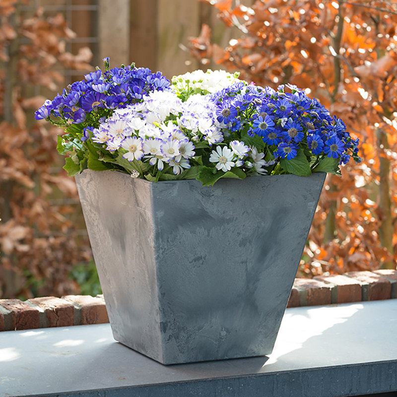 Alaunah Pot Planter, Mint, 6" H x 5.9" W x 5.9" D