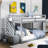 Dimassino Kids Twin Over Twin Bunk Bed-621254522