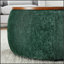 Repose-pieds rond en tissu avec rangement 2 en 1, idéal pour la vie moderne et peu encombrant, vert-1634061219