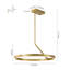 Luminaire suspendu minimaliste DEL à intensité variable-593259868