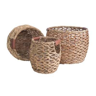 Ensemble de 3 paniers en osier