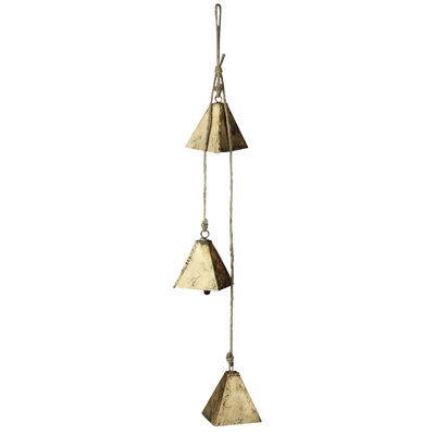 Onfroi Hanging Triangle Brass Bells