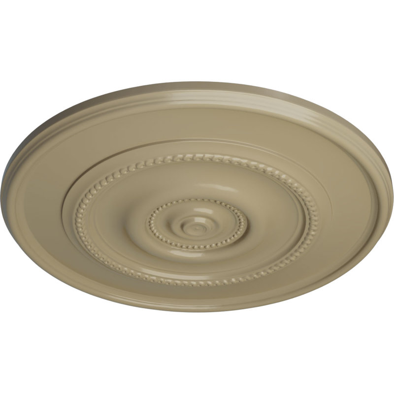 Médaillon de plafond Endurathane Dylar, DE 30 po x P 2 1/4 po (convient aux auvents jusqu'à 6 1/4 po), finition de boue Mississippi peinte à la main