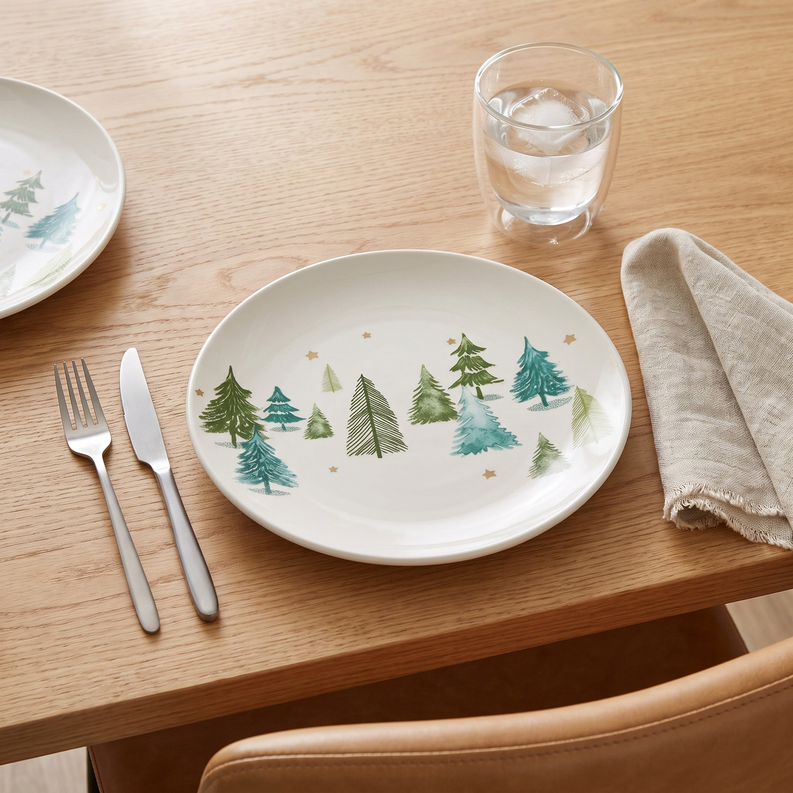Balsam Lane 8" Porcelain Appetizer Plate