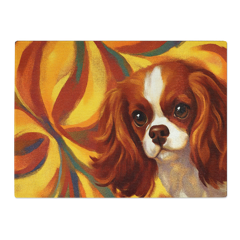 Cavalier King Charles Spaniel Vol.1  Glass Chopping Board