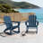 HDPE Wooden Rocking Adirondack Chair-1451337179