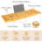Bathtub Tray for Tub - Bamboo Expandable Bath Tray with Wine, Book & Tablet Holder, Luxurious Tub Tray, Bath Caddy, Foldable, Christmas Gift (Natural)