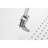 304 Stainless Steel Bathroom Shower - Ultra-Thin Rainfall, Self Clean, 12X12x10, White, Indulge In Comfort Rain Head 11.65X11.65X9.83 Inch, Enjoy