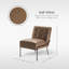 Chaise d'appoint sans accoudoirs en cuir Schaible-1492830497