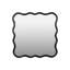 Miroir carré en bois massif ondulé noir 36 po x 36 po, décoration murale moderne pour salle de bain, chambre à coucher, salon, salle à manger, vestiaire, vestibule-125568634-125568638