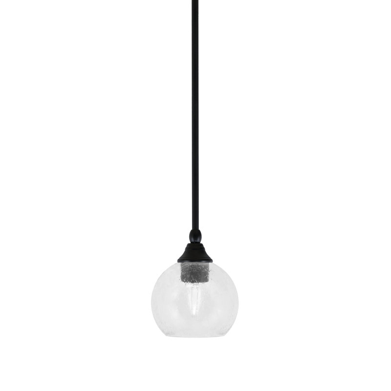 Stem Hung Mini Pendant With 5.75" Glass, Clear