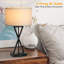 Lampe de table USB en métal Emielia