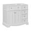 De salle de bain en bois massif | Armoire autoportante avec 3 tiroirs et tablette réglable (sans lavabo inclus) (115 caractères)