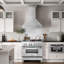 ZLINE 36 po. Hotte de cuisine murale en acier inoxydable satiné avec coque et poignée en acier inoxydable-66151385