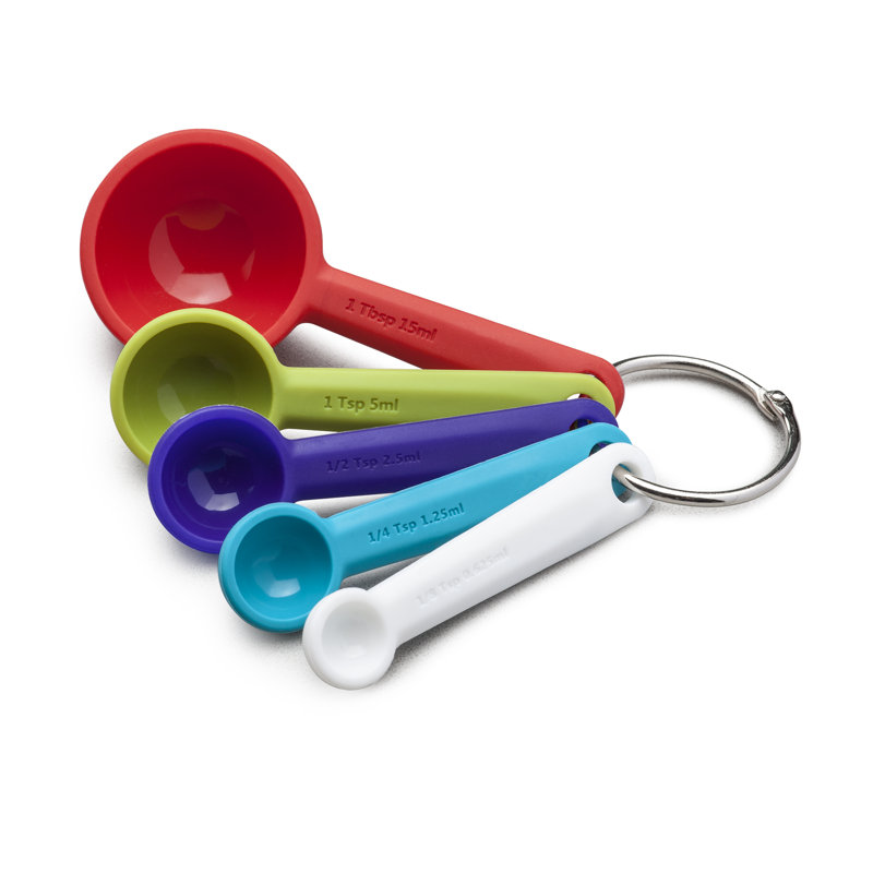 5 Piece Silicone Measuring Spoon Set