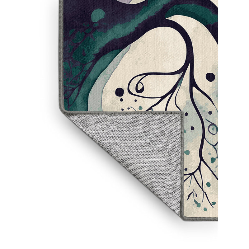 Celestial Veil Rug, Square 3'