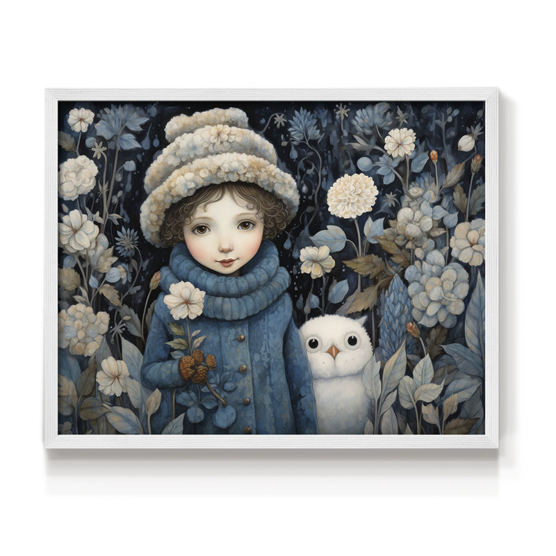 «Chirstmas Art» - CECXC - Reproduction encadrée - Restickable, Blanc, H 16 po x l 20 po