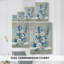 Toile tendue avec châssis Blue Garden I-Premium - prête à être accrochée-1048444722