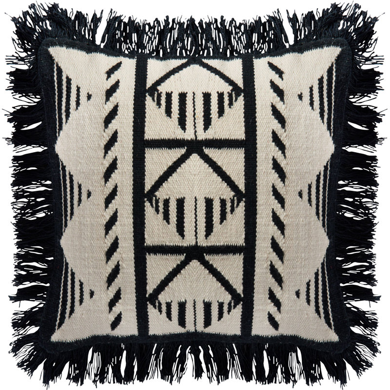 Getchell Indoor/Outdoor Geometric Pillow Cover