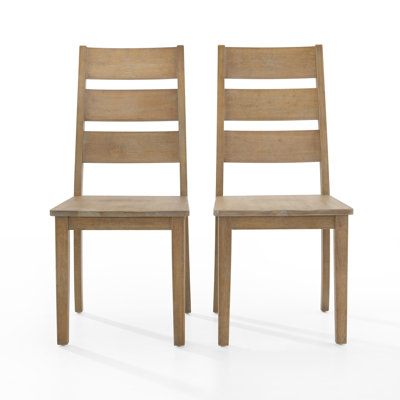 Chaise d'appoint en bois massif Heymann