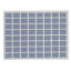 Tapis intérieur / extérieur en polyester tissé à la machine rectangulaire bleu / blanc-1436065376