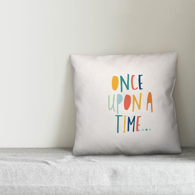Textual Throw Pillow