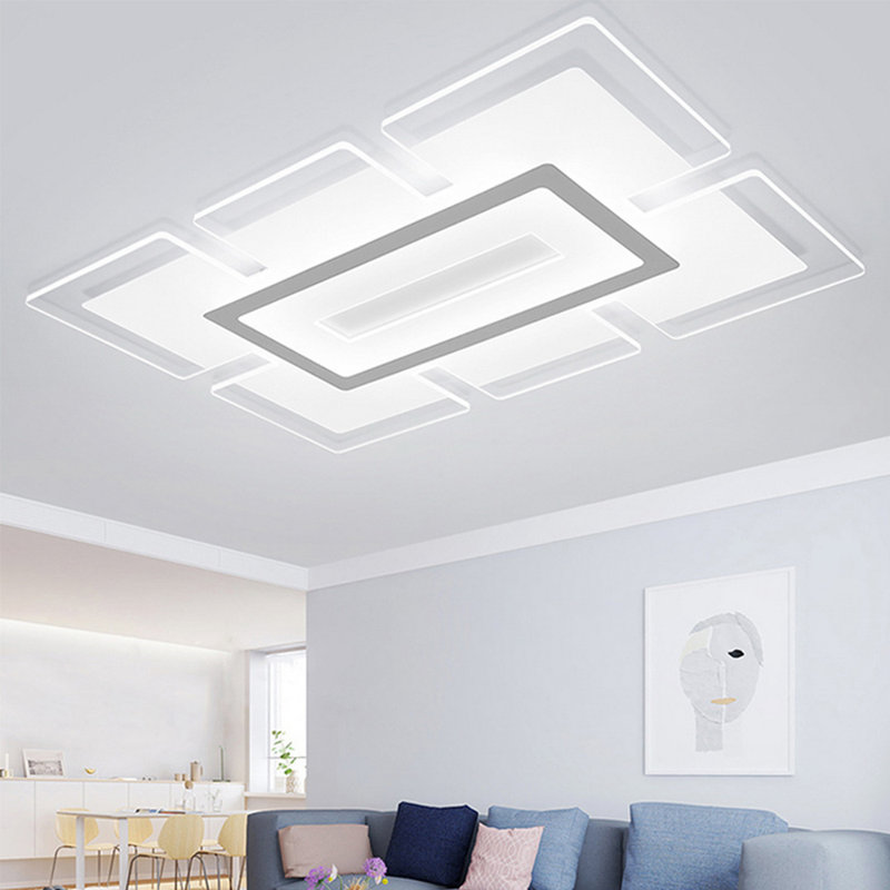 Bozzuto Acrylic LED Flush Mount, 1.5" H x 23.5" W x 15" D, 3000K