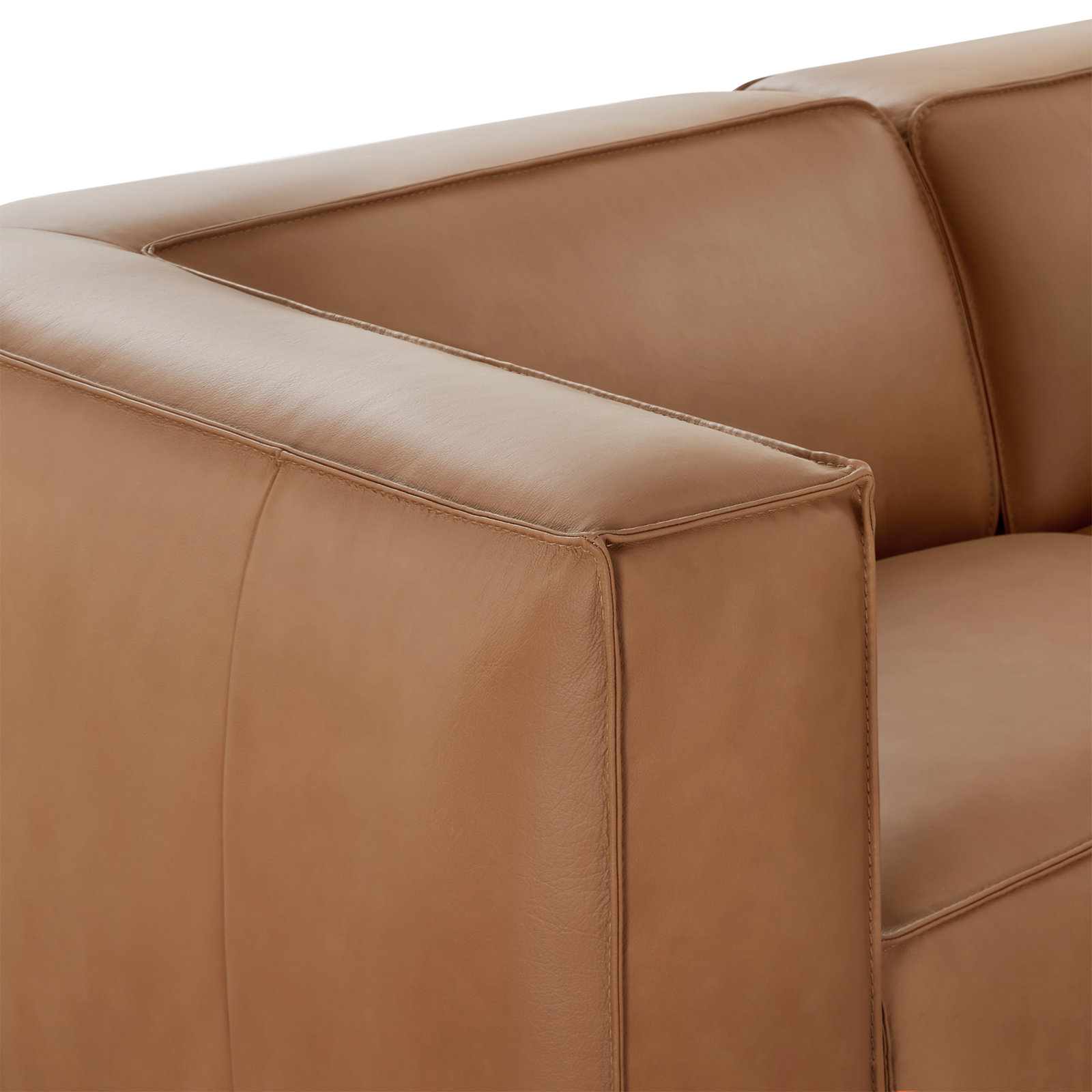 Jaye Top Grain Leather Modular Sectional