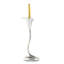 Chandelle de table en étain 12 po