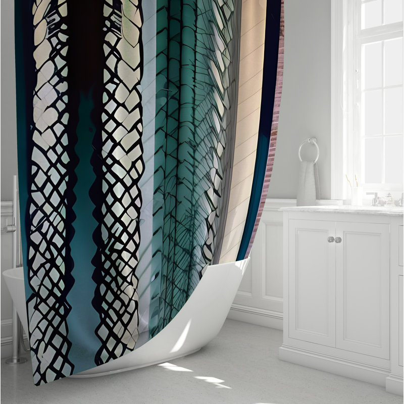 Rideau de douche Hyampom, H 72 po x l 70 po