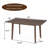 60" Rustic Farmhouse Dining Table-1909965596