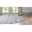 Tapis géométrique gris foncé / ivoire Oceola-1618047413