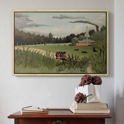 «The Chair Factory» à Alfortville, 1897 - Henri Rousseau, toile tendue avec châssis