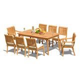 Arbor Outdoor - Piece Teak Dining Set