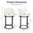 27" Swivel Barrel Counter Stool with Auto Return-129770379