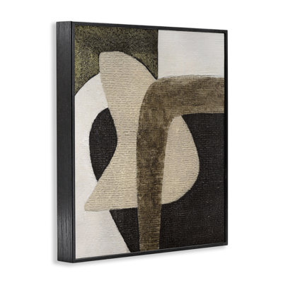 «Boho Modern Shape Pattern», art de la giclée encadrée par Vanna Lam