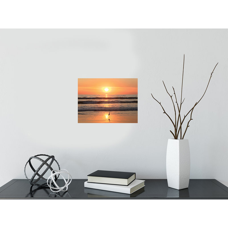 «Step Into The Sunset» par Alan Giana - reproduction de photo, H 8 po x l 10 po x P 1,5 po, Toile tendue, Aucun mat